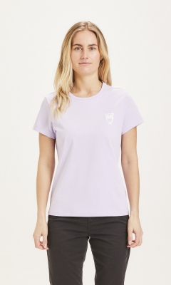 ROSA owl print basic tee - T-Shirt - flieder